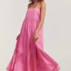Charlie Holiday Isabella Maxi Dress In Pink