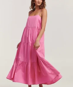 Charlie Holiday Isabella Maxi Dress In Pink