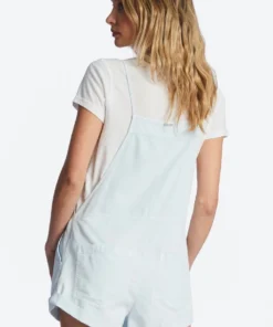 Billabong Wild Pursuit Romper In Light Chambray