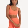Vuori Clothing Vuori Daily Bra In Grapefruit New