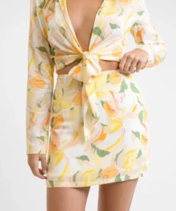 Rhythm Ivy Skirt In Apricot