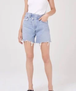 New AGOLDE Criss Cross Short In Symbol