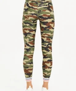 The Upside Heritage Midi Pant In Camo Activewear