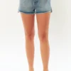 New Amuse Society Shoreline Short In Indigo Wash
