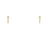ZOU Pave Spike Stud Earrings - Stylish & Elegant Earrings for Women 1 ZOU Pave Spike Stud Earrings