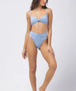 L*Space Ringo Top In Shimmer Sky Blue