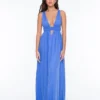 Indah Anjeli Maxi Dress In Iris
