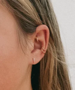 ZOU Pave Spike Stud Earrings