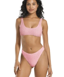 Bottoms Aro Swim Isabelle Bottom In Pink Lemonade