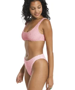 Bottoms Aro Swim Isabelle Bottom In Pink Lemonade