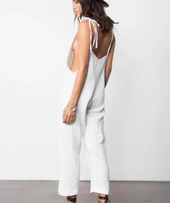 Clothing Stillwater Some Beachy Overalls In White