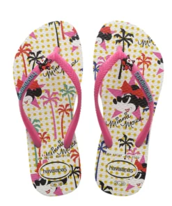 Havaianas Kid's Slim Disney Cool Flip Flops In White
