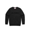 Billy Aloha Aloha Luxe Fleece Sweater In Black Tops