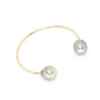 Honi Hoops Alana Cuff Tahitian Pearl Bracelet - Elegant Jewelry for Women 2 Honi Hoops Alana Cuff Tahitian Pearl Clothing & Accessories