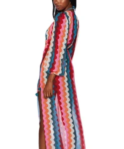 BEACHRIOT Cover Ups BEACH RIOT Shiloh Cover-Up In Tropical Wave