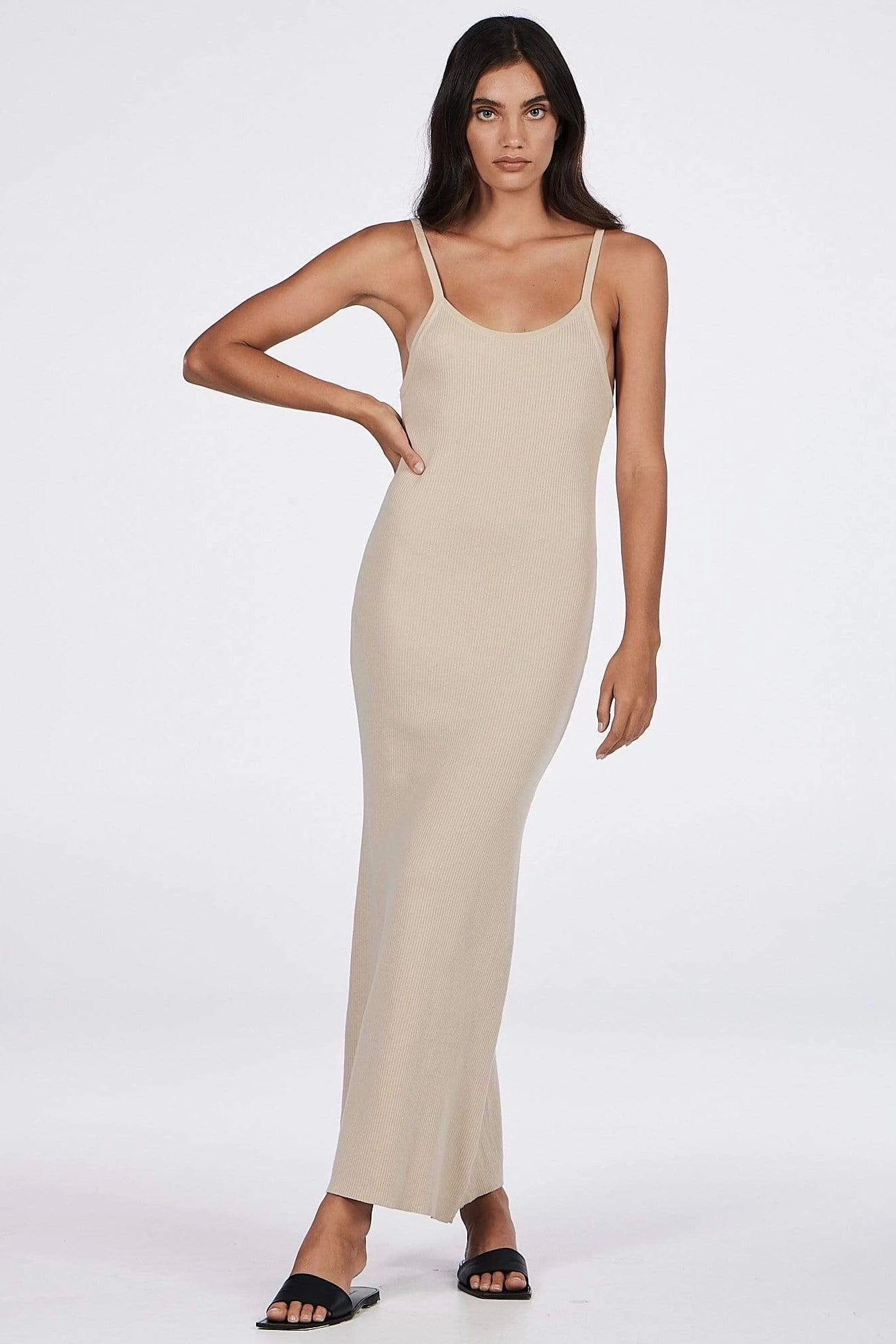 Charlie Holiday Delilah Dress In Nougat - Elegant Women's Dress 3 Charlie Holiday Delilah Dress In Nougat Clothing