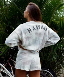 BikiniBird Tri Palm Short In Tie Dye BikiniBird Exclusives