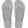 Havaianas Women's Slim Glitter Sandal In Ice Grey Clothing & Accessories