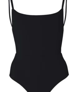 Anemos KM Square Neck One Piece In Black One Pieces
