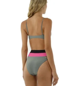Malai Swimwear Malai Callen Bottom In Serenity Green