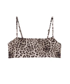 Mikoh Swimwear Mikoh Kumu 2 Top In Leopard Tops