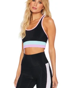 BEACHRIOT BEACH RIOT Marianne Top In Pastel Color Block Activewear