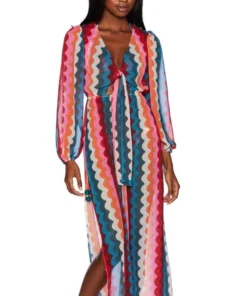 BEACHRIOT Cover Ups BEACH RIOT Shiloh Cover-Up In Tropical Wave